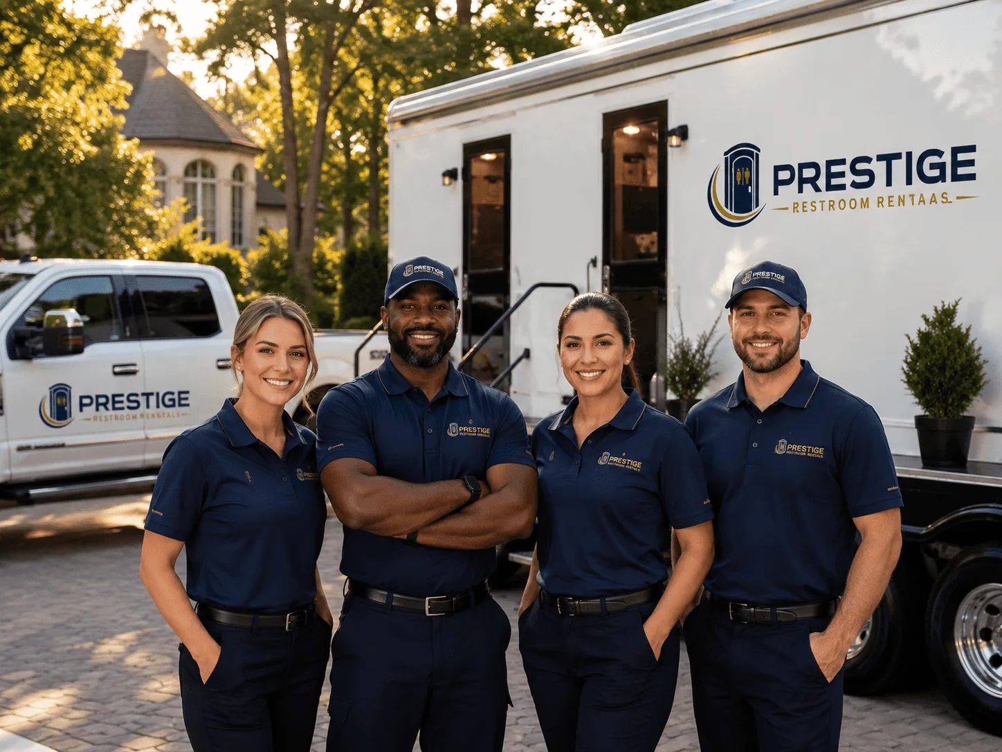 Trusted Luxury Portable Restrooms company in Emden, IL